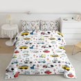 thumbnail image 2 of Homewish Cartoon Car Bedding Comforter Set 2pcs for Teens Boys,Kawaii Dinosaur Animal Twin Comforter Sets Microfiber,Transportation Theme Breathable Bedding Set,Lightweight Room Decor,Reversible, 2 of 8
