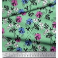 thumbnail image 3 of Soimoi Viscose Chiffon Fabric Leaves & Floral Artistic Fabric Prints by Yard 42 Inch Wide, 3 of 3