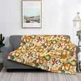 thumbnail image 2 of Naloa Vintage Floral Flannel Blankets - Thick and Warm Blanket for Winter, Soft Fuzzy Plush King Blanket for All Seasons80"x60", 2 of 6