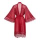 thumbnail image 5 of Gibobby Bata mujer invierno Traje de mujer pijama sexy de encaje vestido transparente de malla lencería sexy(Rojo,G), 5 of 5
