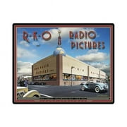 RKO Studios Custom Metal Shape Sign 30 inches by 24 inches
