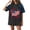 Dark Gray, variant on Usa Flag Blouse Women Red White and Blue Independence Day V Neck Short Sleeve Tops 1776-2026 American Flag Summer Tunics 2XL