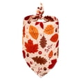 thumbnail image 2 of Bandana for Dogs, Fall Bandana for Dogs, Adjustable Tie-On Pet Scarf, Autumn Maple Leaf Print Pet Dog Supplies, S Size 16X11X11 in Washable Cotton Dog Scarf Pet Neckerchief, Dog, 2 of 8
