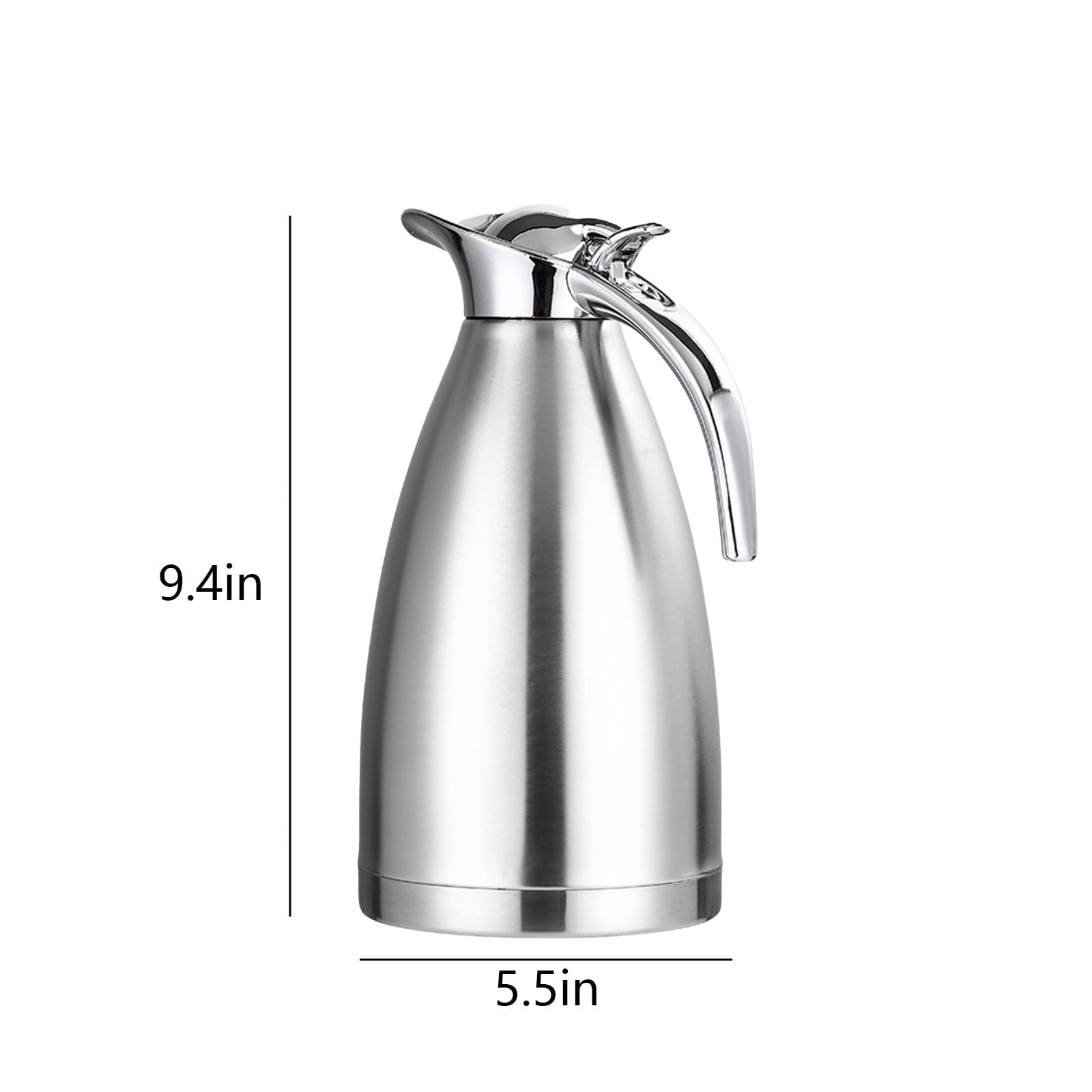 Stainless Steel Thermos, 1.5L, Coffee/Tea Bottle Insulated Keep Cold For Water And Coffee Drink Dispenser