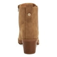 thumbnail image 2 of GIANI BERNINI Womens Brown Pulltab Cushioned Goring Sloann Round Toe Stacked Heel Zip-Up Booties 6.5 M, 2 of 4