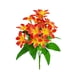 thumbnail image 2 of Ramo de flores artificiales de lirios plásticos multicolores 13,38 pulgadas – Tallos de lirio falsos realistas en casa Mesa de mesa para bodas Arreglo de mesa 1 pack, 2 of 6