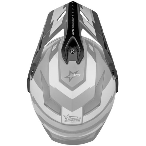 Castle CX200 Liberty D/S 24-14075-23553Visor/Peak Charcoal