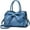 Blue, variant on Women Handbag Purse Top Handle Shoulder Crossbody Bag with Bow Design