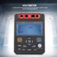thumbnail image 3 of Voltmètre Portable Mégohmmètre Testeur d'Isolation Numérique pour Réparation d'Appareils Électriques Atelier, 3 of 7