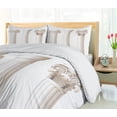 thumbnail image 5 of Ambesonne Digital Duvet Cover Set, Ionic Doric and Marbles, 2-Calking, Coconut, 5 of 7