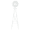 White, variant on Tcbosik 8FT Ornamental Windmill, Backyard Garden Decoration Weather Vane with 4 Legs, Gray & Red