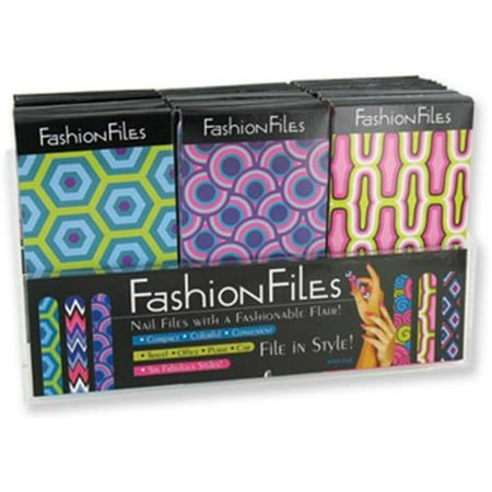 Fashion Files Pocket Nail File (Pack of 72)