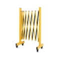 thumbnail image 2 of Metal Expandable Barricade Gate Outdoor, 16FT Folding Safety Barrier Gate, Portable Traffic Barricade Fence, 2 of 8