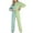 Green, variant on qolati Sweatsuits for Women 2 Piece Outfits Jogging Suit Long Sleeve Pullover Sweatshirts Sweatpants Tracksuit Casual Color Block Print Lounge Set Y2k Fall Clothes