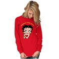thumbnail image 4 of Betty Boop Cartoon Cute Motivational Women's Long Sleeve T Shirt Brisco Brands L, 4 of 6