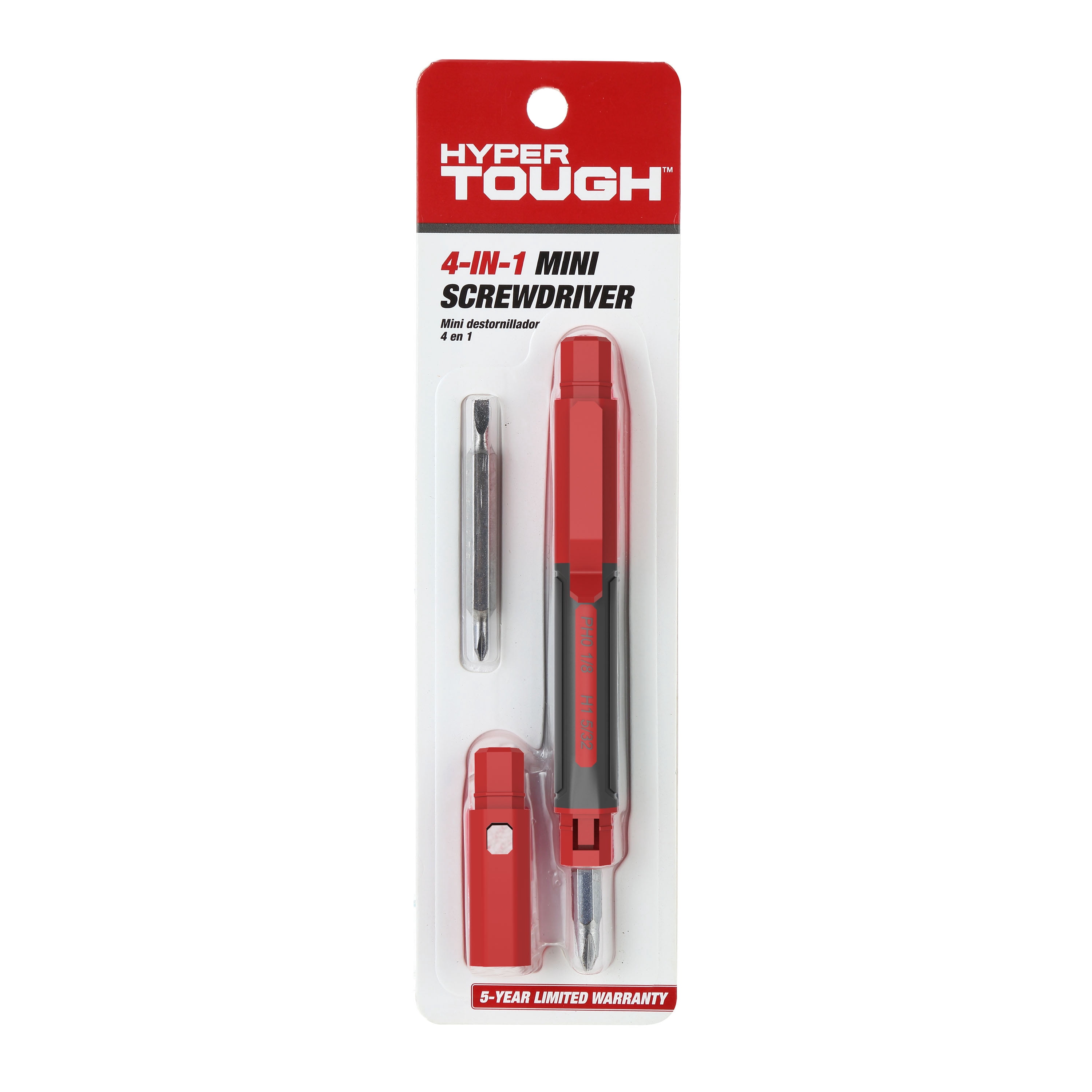 Hyper Tough 4-in-1 Mini Screwdriver