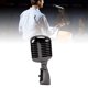 thumbnail image 5 of Micrófono Dinámico Retro, Micrófono de Capacitacia Cardioide de Estilo Antiguo de Estilo Vintage, Micrófono Vocal Dinámico Clásico para la Grabació de Estudio de Estudio, 5 of 7
