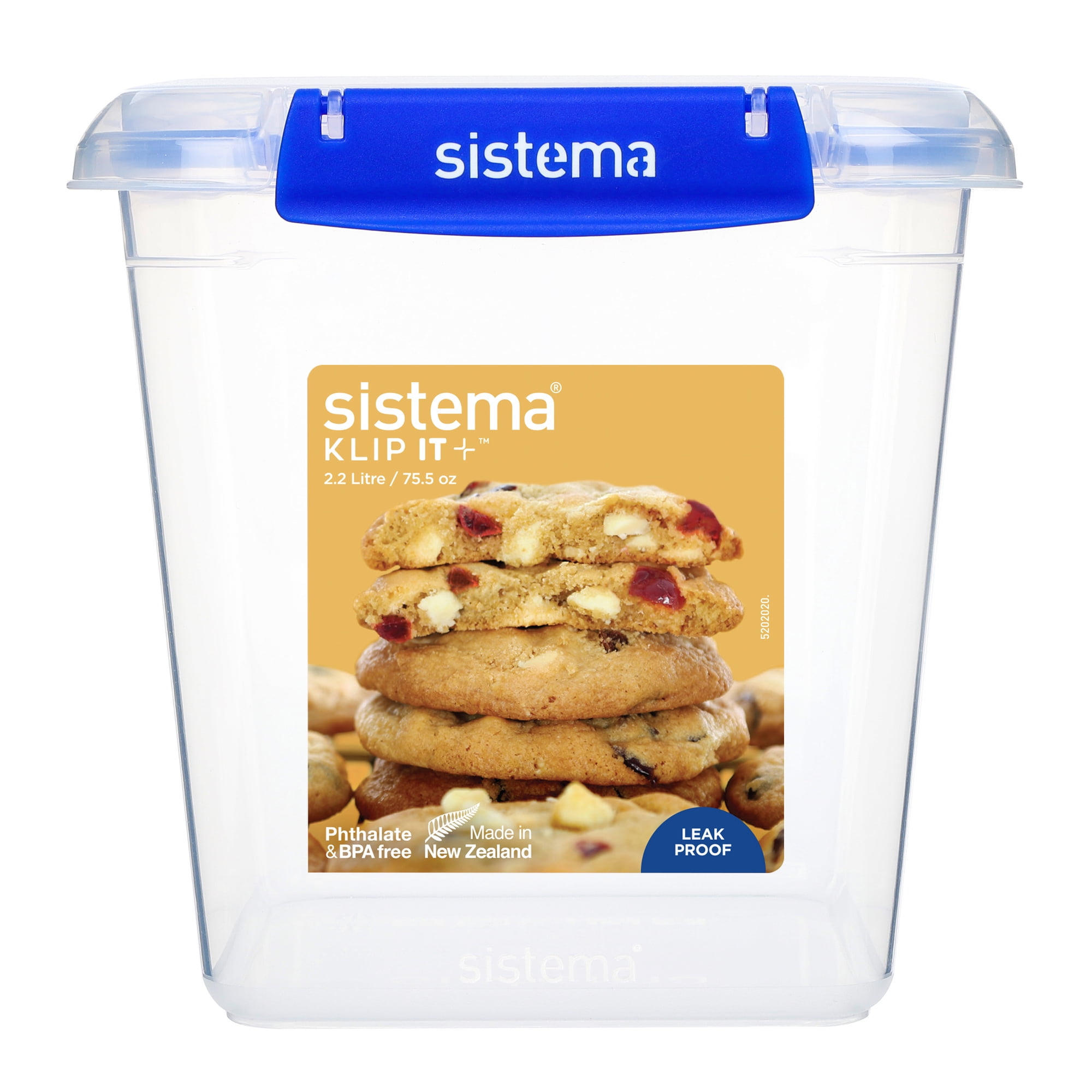 Sistema KLIP IT PLUS Lot de 3 boîtes alimentaires étanches – 2,2 L – Boîtes hermétiques et empilables avec couvercles – Boîtes à déjeuner scolaires sans BPA – Bleu Sistema KLIP IT PLUS Lot de 3 boîtes alimentaires étanches – 2,2 L – Boîtes hermétiques et empilables avec couvercles – Boîtes à déjeuner scolaires sans BPA – Bleu