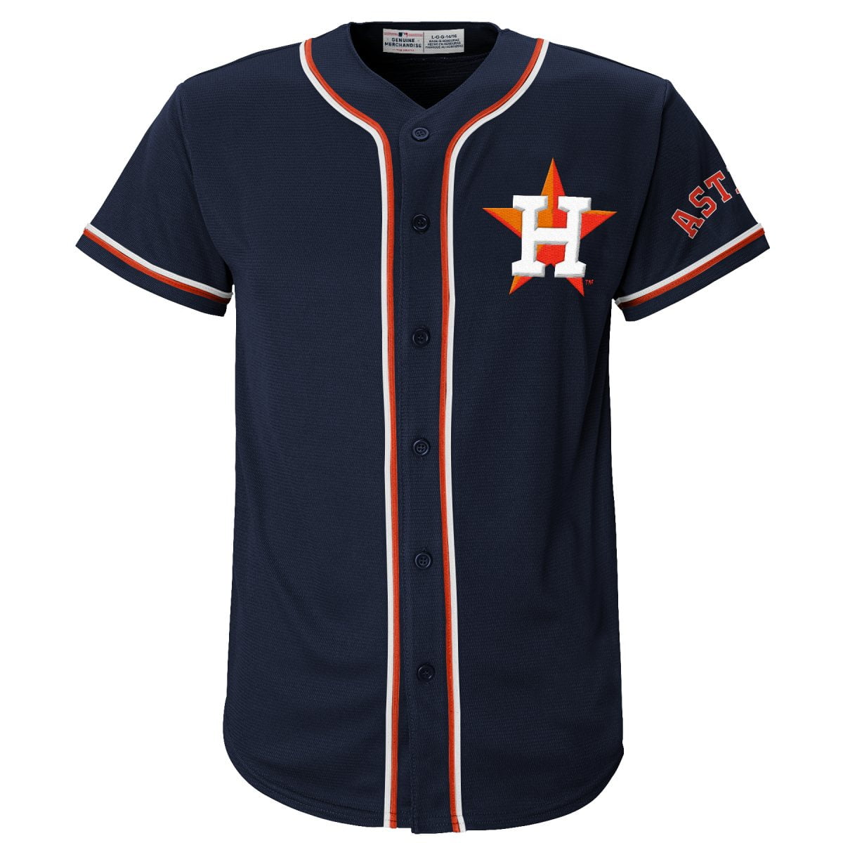 MLB Houston Astros Youth Primary Color Synthetic Jersey
