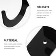 thumbnail image 2 of ELAYARD 2Pairs Decorative Acrylic Bat Holder Black Wall Mounted Display Rack for Baseball and Softball, 2 of 8