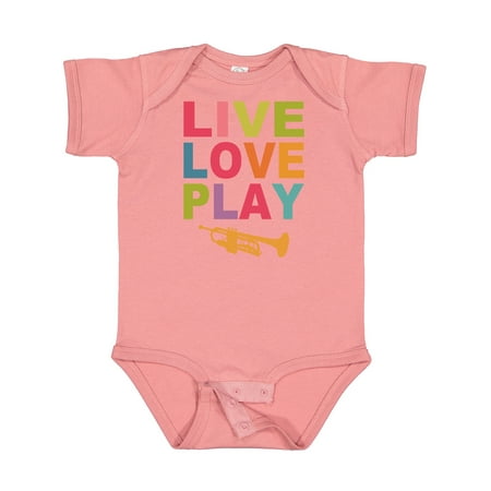 

Inktastic Live Love Play the Trumpet Gift Baby Boy or Baby Girl Bodysuit