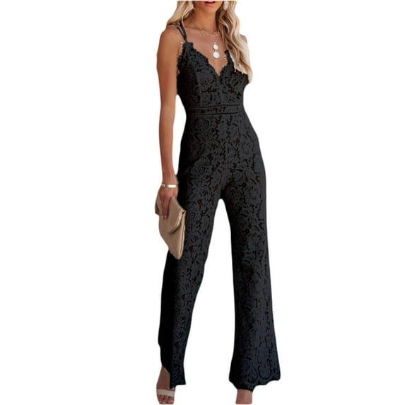 KOMOO Women Feather Tube Top Off Shoulder Belted Wide Leg Jumpsuit Romper Straight Long Pants Party Clubwear