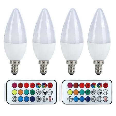 

Spptty Candelabra LED Bulbs Candle Bulb 3W For Chandelier Electric Candle Lamps Home Decoration