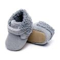 thumbnail image 4 of Akiihool Baby Booties Baby Unisex-Child Cozy Winter Snow Bowknot Anti-Slip Soft Sole Warm Toddler Prewalker Booties (Blue,5), 4 of 4