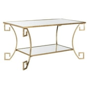 Safavieh Yasemeen Coffee Table, Antique Gold Leaf