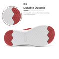 thumbnail image 4 of Sandalia DREAM PAIRS BREEZE-2 para mujer con soporte de arco en rojo, 4 of 6
