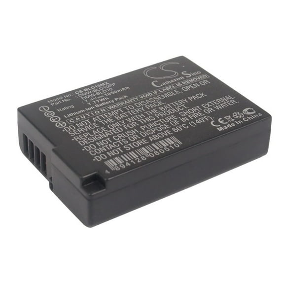 1050mAh DMW-BLD10 Battery for PANASONIC Lumix DMC-G3KGK, Lumix DMC-G3KK, Lumix DMC-G3KR