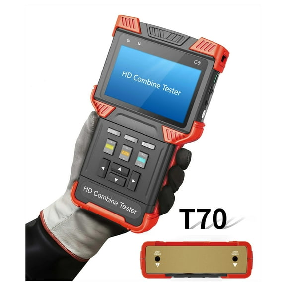 Free Professional CCTV TESTER Monitor H.264/ H.265/ 4K 1080P IP Analog Camera Tester 4.0 Inch HD Combine Tester DT-T70/T71 ,Video Surveillance Testing