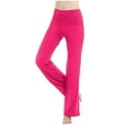 thumbnail image 6 of YUGYXL Fashion Printed Leggings for Women High Waisted No See Through Straight Leg Pants Bottom Soft Tummy Control Pants for Running Yoga Athletic Workout Hot Pink,S, 6 of 7