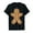 Black 1, variant on Merry Christmas Cute Gingerbread T-Shirt for Men Women Cotton Top Tee Fashion Casual Short Sleeves