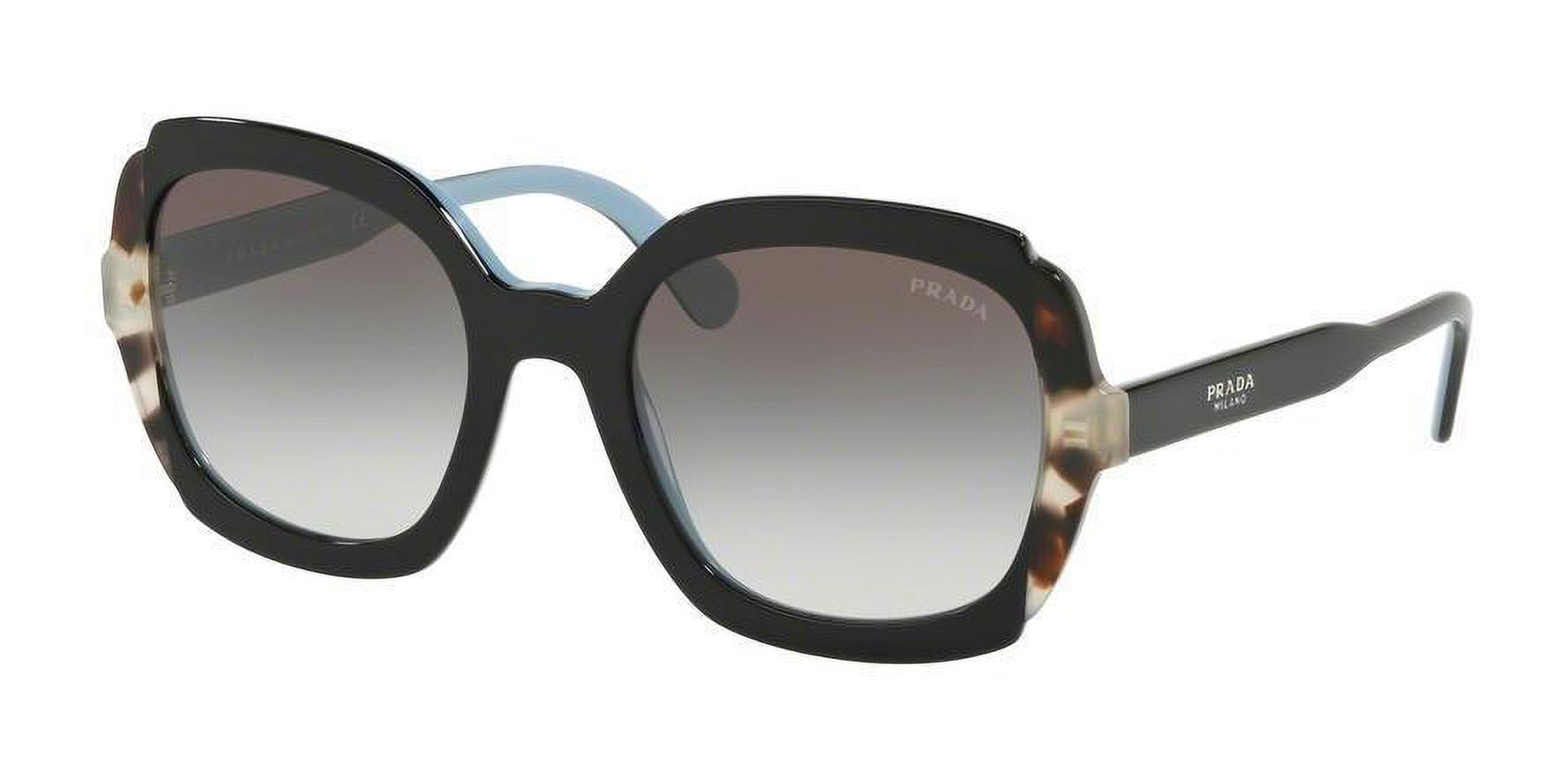 Prada Heritage PR 16US Plastic Womens Square Sunglasses Black Pink Medium Havana 54mm Adult - image 2 of 6