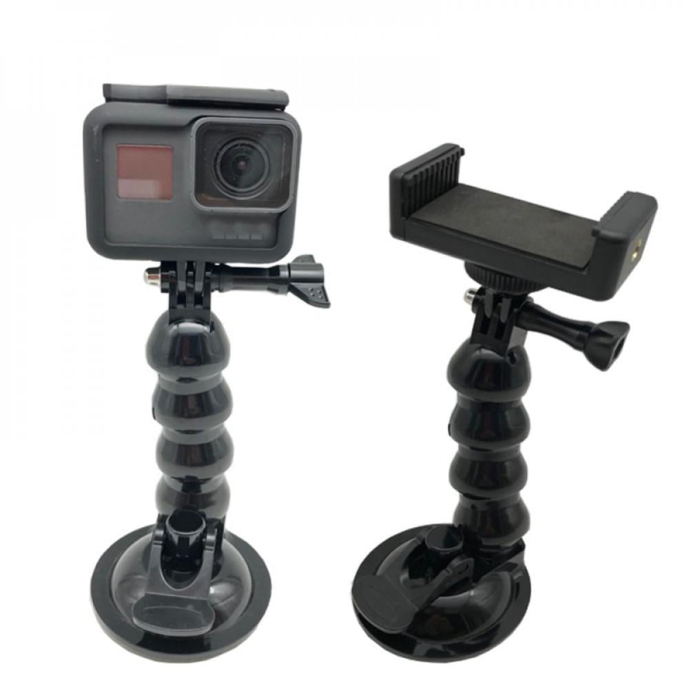 Xiaoyi and Other Action Cameras Premium Material /3/2 /1 XIAOMIN Car Suction Cup Mount Holder for GoPro New Hero /HERO6 /5/5 Session /4 Session /4/3 