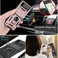 thumbnail image 4 of for Samsung Galaxy Z Flip 3 5G Case, with Ring Kickstand and Camera Protection,Heavy Duty Protective Shockproof Protective Rubber PC Phone Back Cover for Samsung Galaxy Z Flip 3 5G, Rosegold, 4 of 8