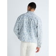 thumbnail image 4 of Free Assembly Men's Zip Front Floral Cotton Jacket, Sizes S-XL, 4 of 7