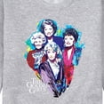 thumbnail image 3 of Golden Girls - Paint Splatter Group - Men's Crew Neck Fleece Pullover, 3 of 5