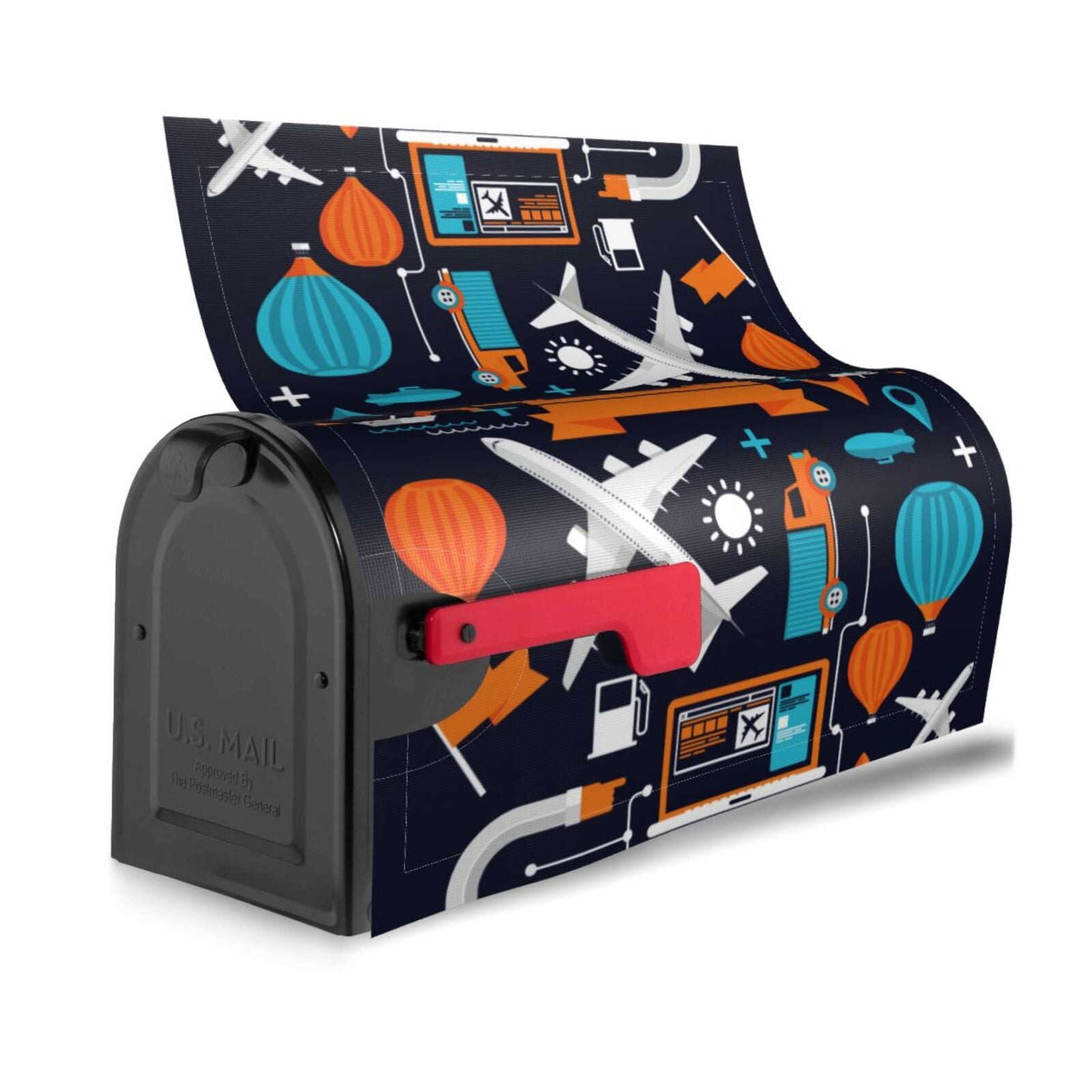 Kdxio Magnetic Mailbox Cover 21x18 in Mailbox Cover Outdoor Decoration Holiday Mailbox Covers for Home Garden Yard-21x18 in