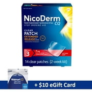 Nicoderm 7mg Step 3 14ct Patch with FREE $10 E Gift Card