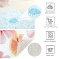 thumbnail image 3 of Yayeee Bath Rug for Bathroom Floor Non Slip Rectangle Fluffy Soft Absorbent Mat, 16"x24", Floral Orange, 3 of 7
