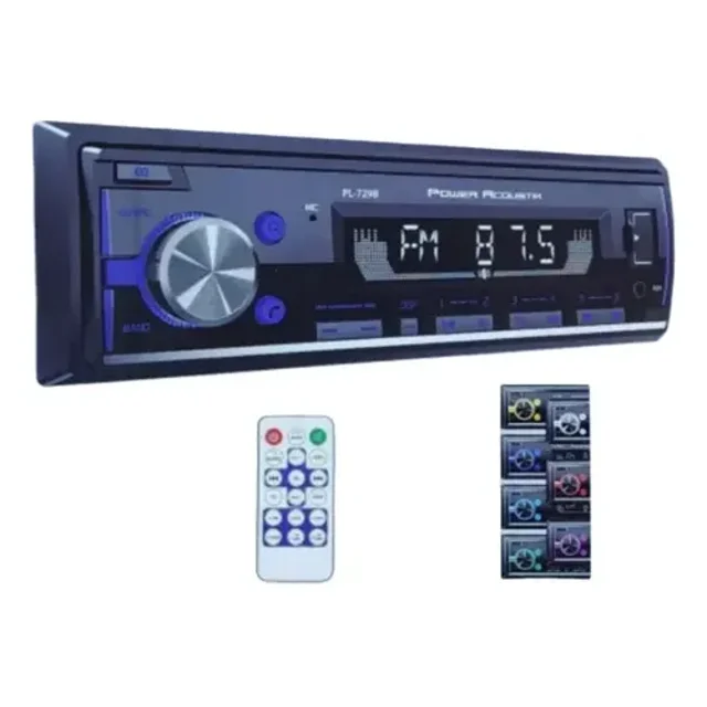 Estéreo Power Acoustik Pl-729b 1 -din