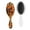 Bengal Tig, variant on Bengal Tiger Print Hair Brush - Round-Tip Bristles for Gentle Detangling, Anti-Frizz & Scalp Massage, Ergonomic Handle for All Hair Types (Wet/Dry)