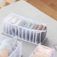 thumbnail image 1 of Caja de almacenamiento estilo cajonera de lencería japonesa coreana, organizador de calcetines de malla para el hogar, bolsa de almacenamiento para armario y dormitorio, 11/7/6 vigas, 1 of 5