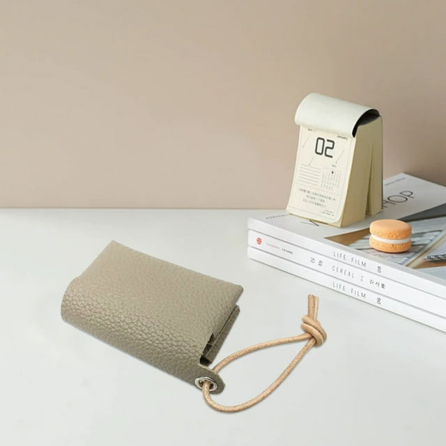 AKEGAMN Liquidation! Porte-Mouchoirs de Poche / Mouchoirs de Voyage / Mouchoirs de Voyage Réutilisables / Mouchoirs en Cuir / Étui de Rangement pour Mouchoirs pour le Visage / Étui Compact pour Mouchoirs de Voyage pour Sacs à Main, Bourses et Commodité de Voiture : avec