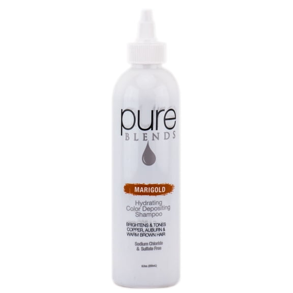 Pure Blends Hydrating Color Depositing Shampoo - Marigold (Size : 8.5 oz)