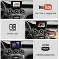 thumbnail image 4 of Ninetom Wireless Carplay Android Auto for Mercedes Benz C/E/CLA/GLA/GLK/CLS/ML/GL/GLK/SLK Class 2012-2015 Year with ntg4.5 ntg4.7 System, Support Mirrorlink, Navigation, Camera, 4 of 7