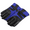 Blue, variant on Ski leather gloves men's winter touch screen plus velvet thick driving motorcycle gloves