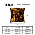 thumbnail image 5 of Thanksgiving Oak Pillow Covers and Throw Pillow Inserts - Set of 2, Available in 16x16, 18x18, and 20x20 Inches, Featuring Unique Patterns for Home Decor, 5 of 6